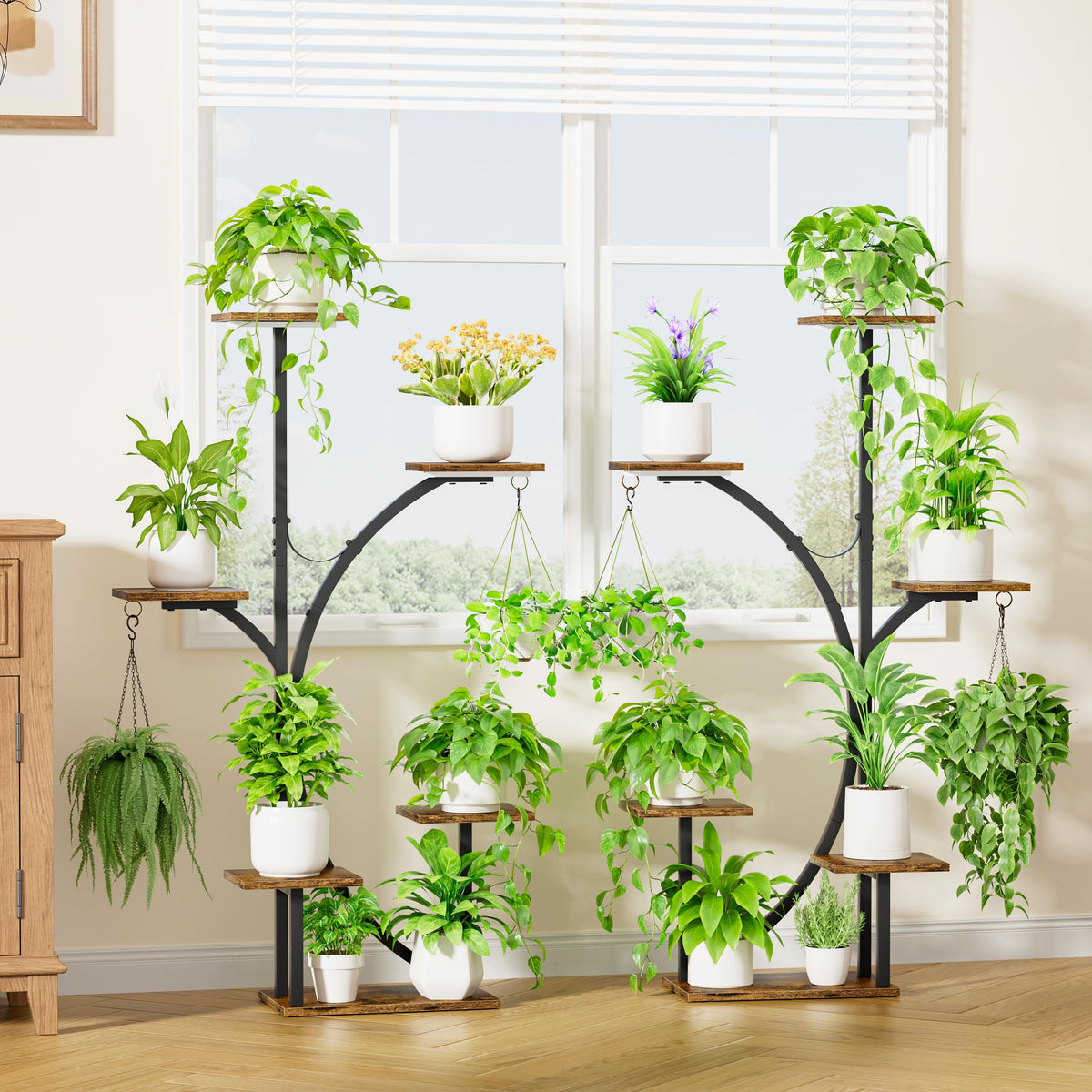LATIBELL living room patio plant stand suitable for indoor-outdoor use