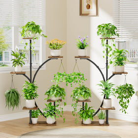 LATIBELL waterproof-board plant shelf cleans easily for daily use