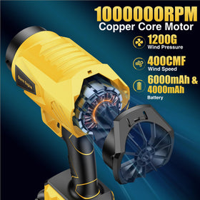 Latrcm leaf blower extended nozzle reaches tight spots with precision.