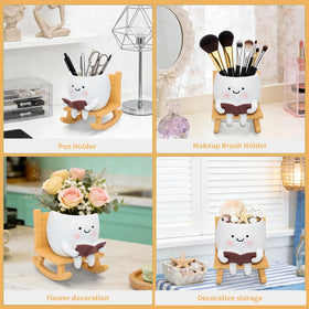 LAUGOKOBE Durable resin construction resists sun and rain