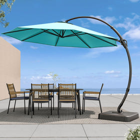 LAUSAINT HOME weighted base assembly for stability on outdoor surfaces