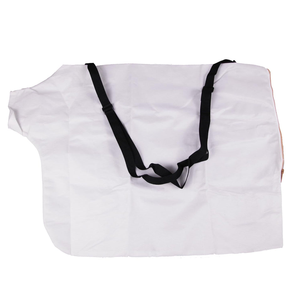 lauterbrun leaf blower vacuum bag shows bottom zipper for easy emptying