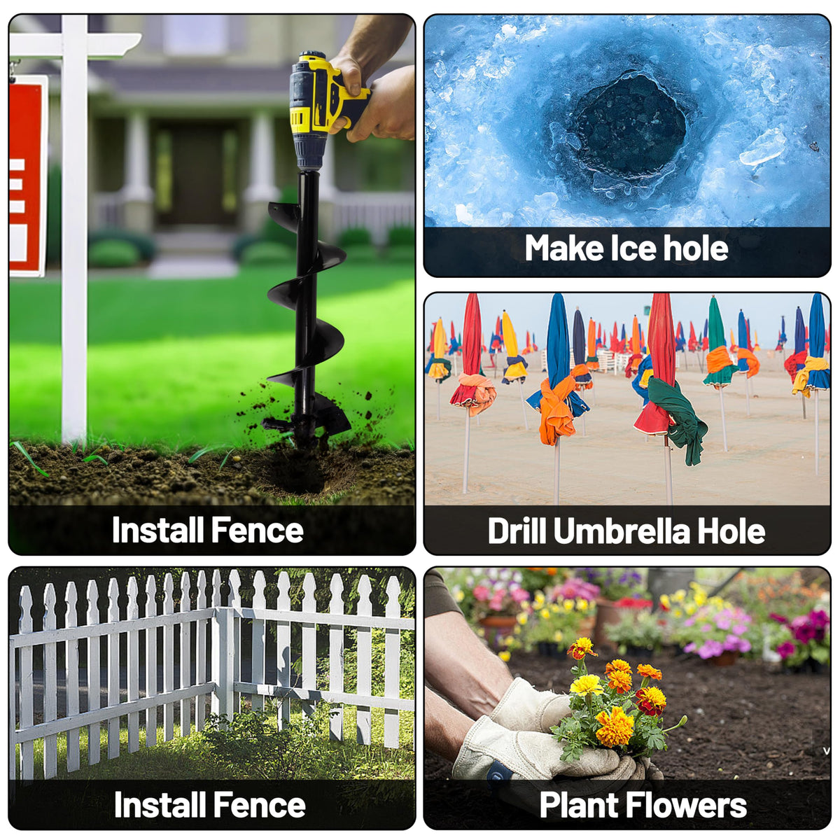 Lauyeboho easy-installation with drills saves time and effort