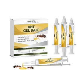 LAVANOVA Ant Gel Bait tube applied along baseboards for precise control