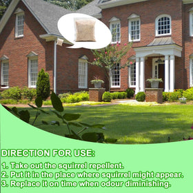LAVANOVA easy-to-place deterrent pouch requires no mess.