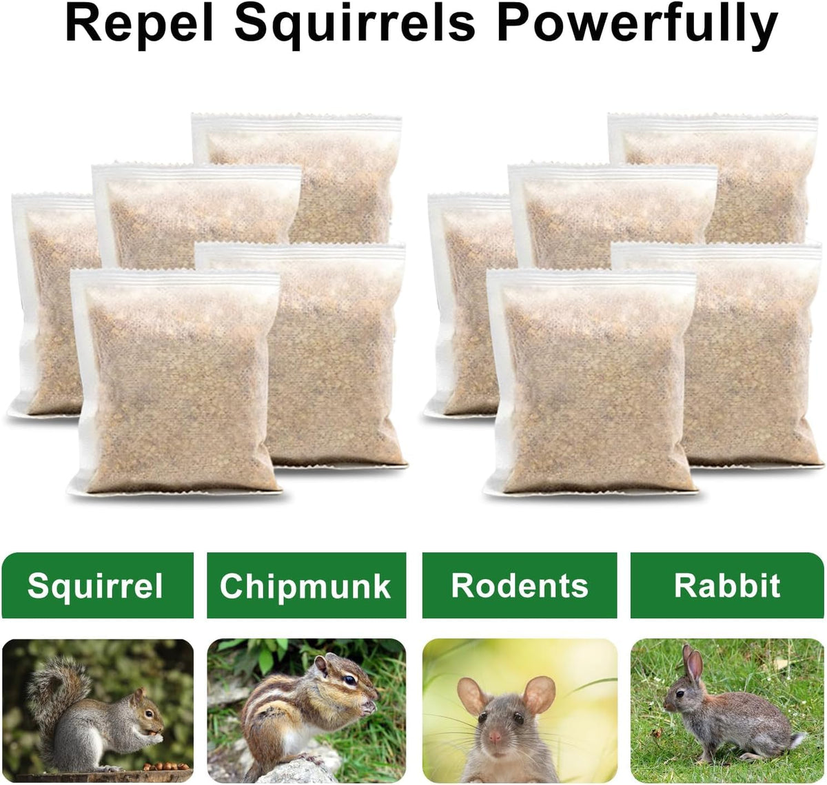 LAVANOVA indoor-outdoor deterrent pouch reduces unwanted critter visits.