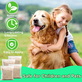 LAVANOVA squirrel deterrent pouch by car engine protects wires from gnawing.
