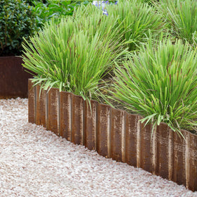 LAVEVE paver-edge compatible border creates clean transitions along patios.