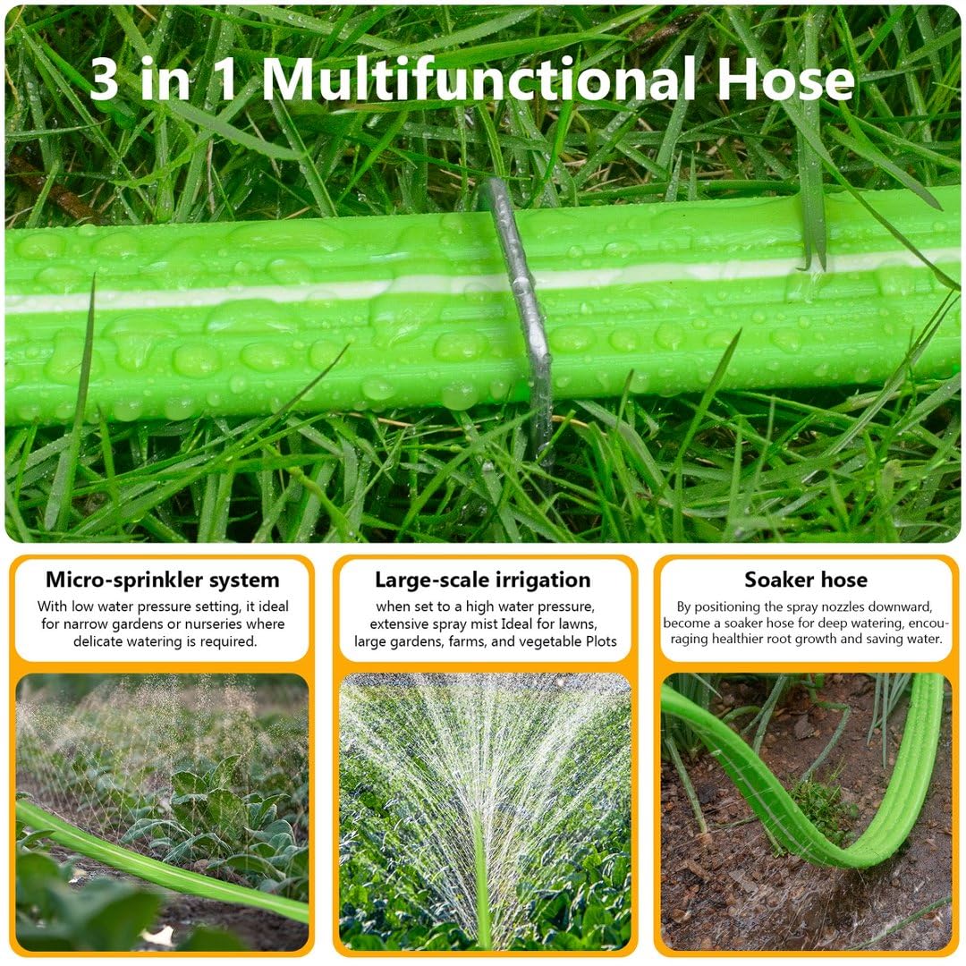 LAVEVE included stakes help secure hose during watering