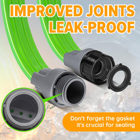 LAVEVE leak-proof connectors prevent drips during irrigation.