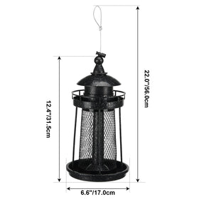 Lavezee bird feeder hanging design for convenient placement on trees or hooks