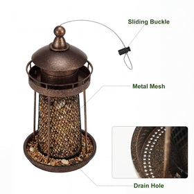 Lavezee Bird Feeder wide opening aids effortless refilling.