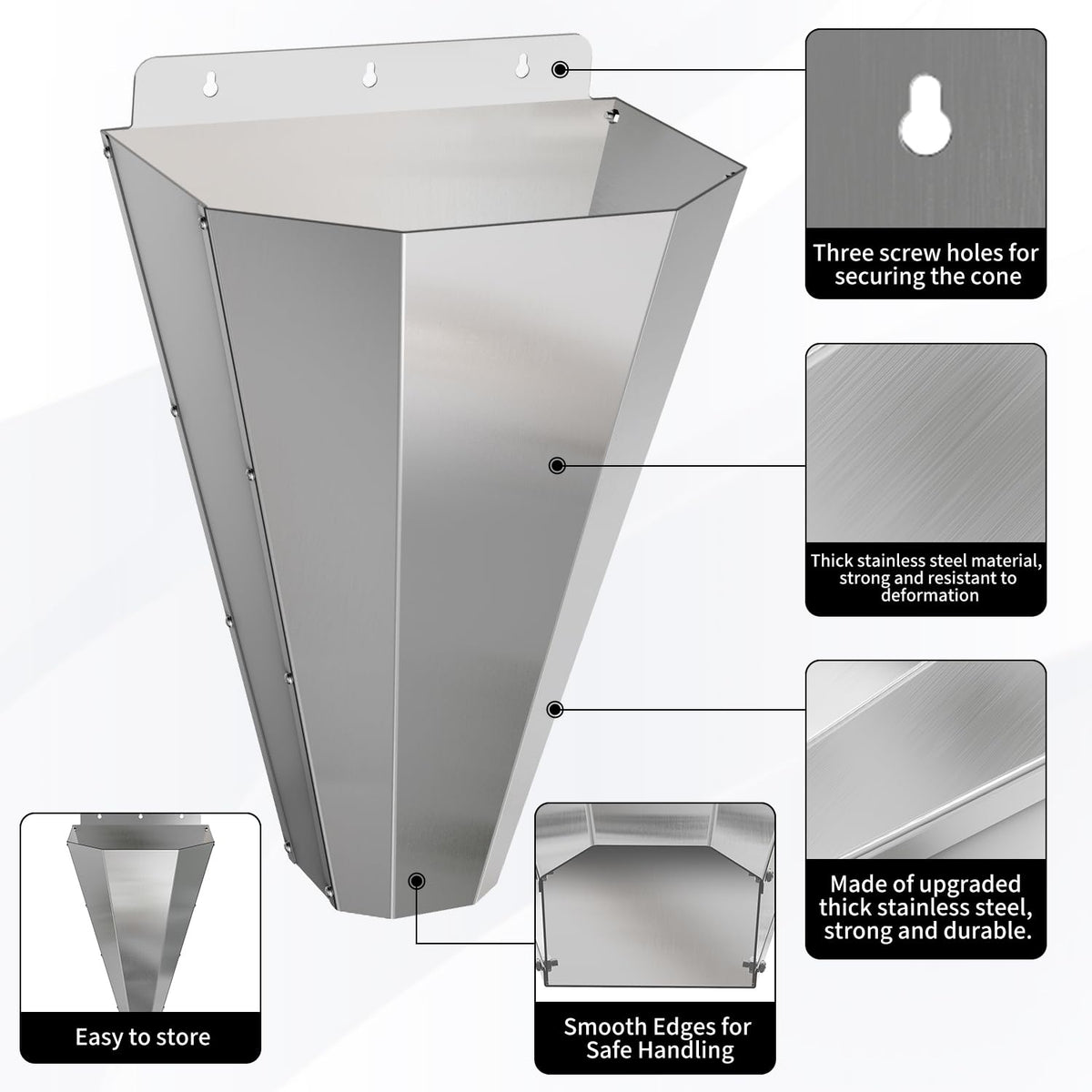 LavviTech flat-back design mount option for wall or board setup.