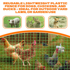 LavviTech portable, reusable mesh fence for quick, temporary enclosures.