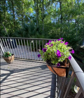 LAVZAN easy-install liner ships ready to use for balcony planters.