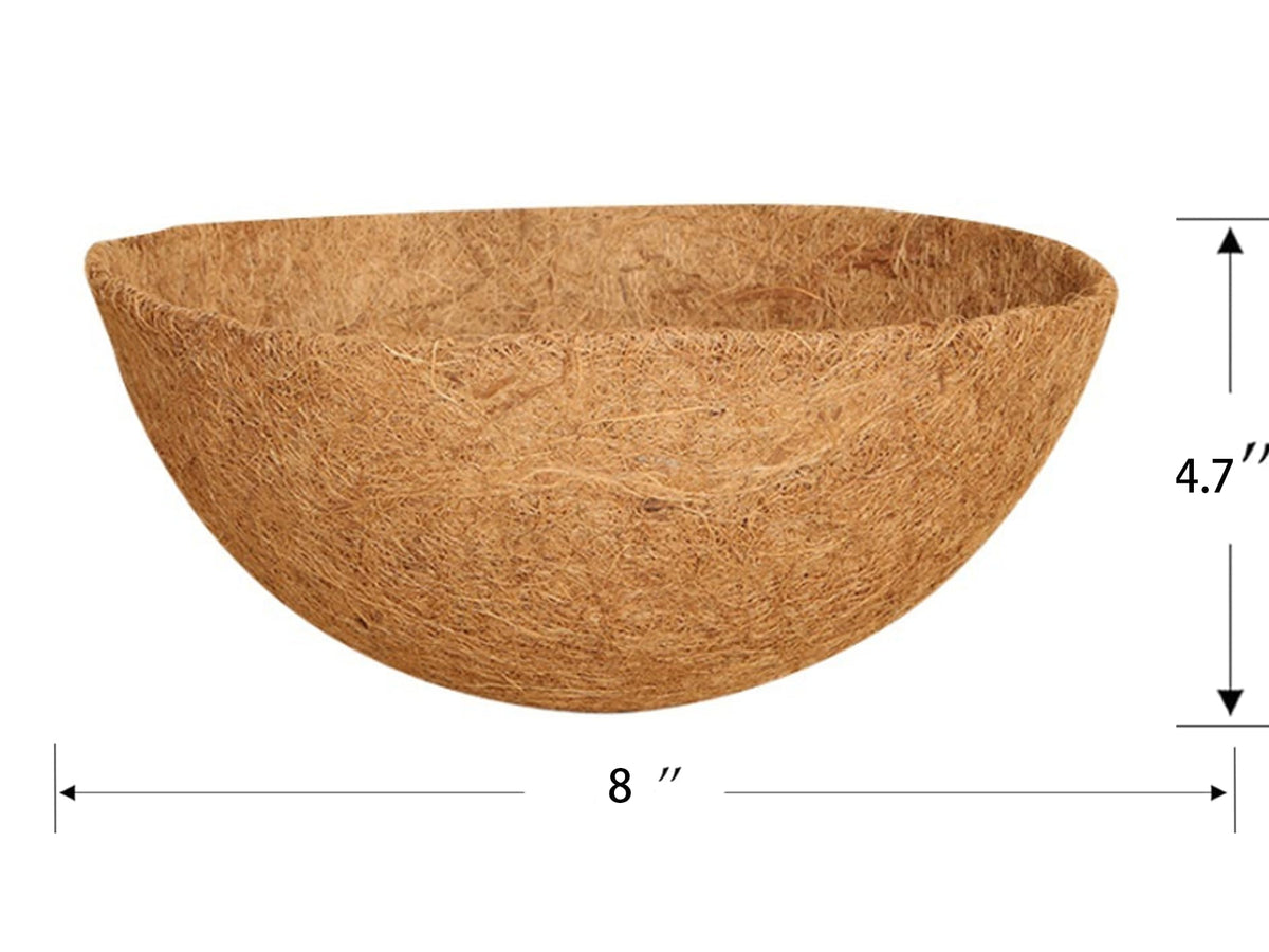 LAVZAN durable weather-resistant coir liner endures sun and rain.