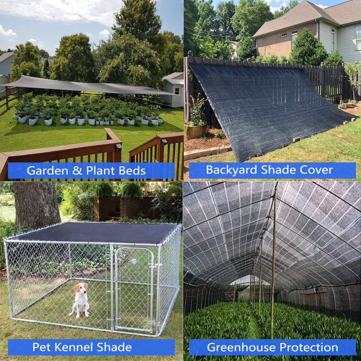 Lawcephun carport shade-cloth adds wind reduction around vehicles and pets