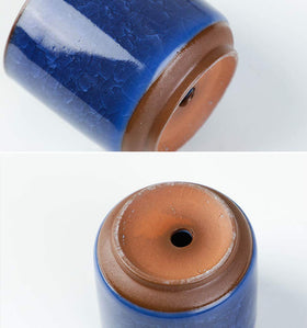 Lawei colorful ice crack pots add vibrant desk accents