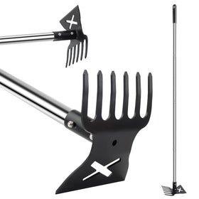 LAWFYMORI 2-in-1 hoe and cultivator for easy weeding and tilling