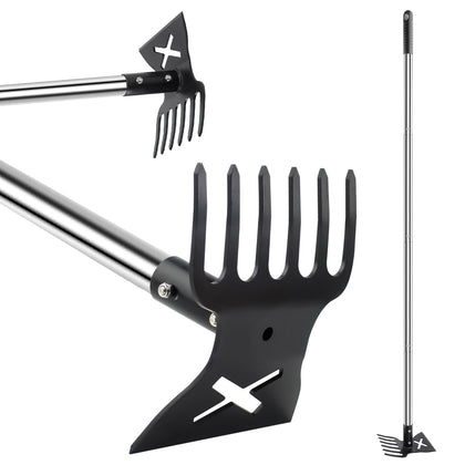 LAWFYMORI 2-in-1 hoe and cultivator for easy weeding and tilling