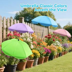 LAWFYMORI plant umbrella adjustable angle keeps shade aligned