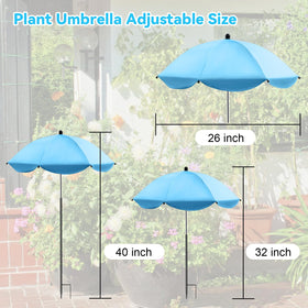 LAWFYMORI plant umbrella purple canopy guards vegetables and ornamentals