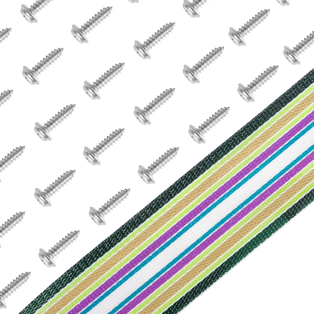 Lawn Chair USA reweb screws closeup for secure webbing replacement