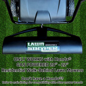 Lawn Stryper Gen 3 pattern guide demonstrates straight, checkerboard, and wave patterns