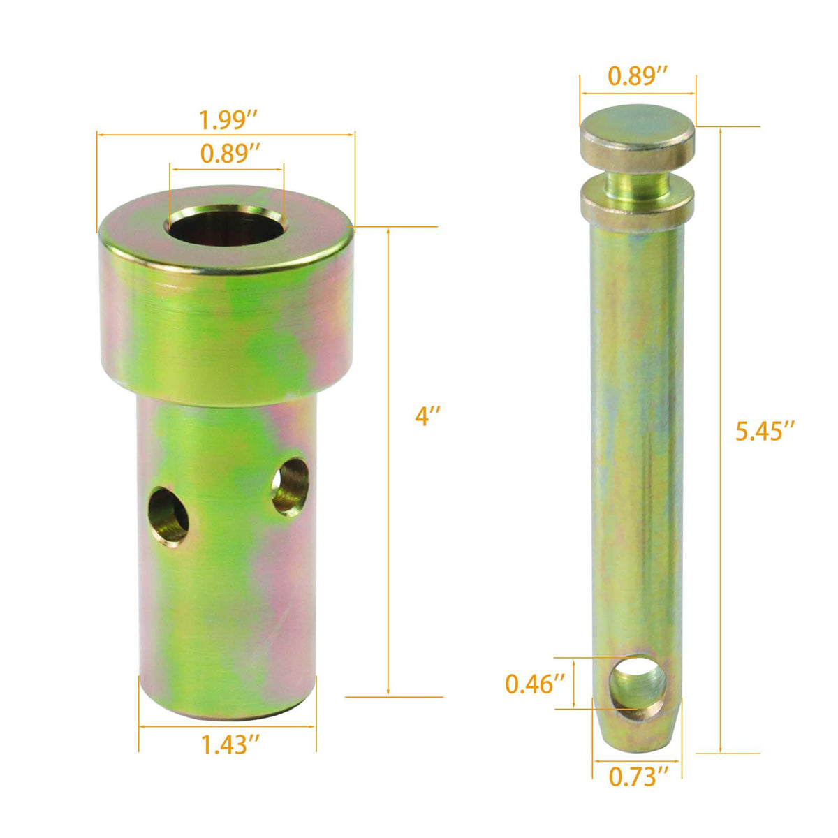 Lawneagle two-pack Cat 1 bushing kit—complete with shoulder bushings and pins.