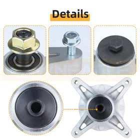Lawneagle exmark qts691ka50200 spindle supports precise belt alignment