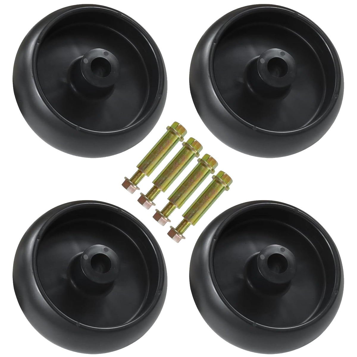 Lawneagle GX10168 deck wheels with bolts for durable mower support