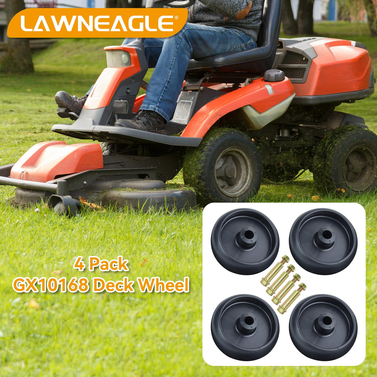 GX10168 gauge wheel fits John Deere for consistent cutting