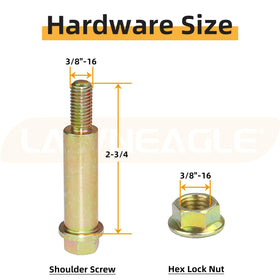 Replacement hardware kit keeps installation quick and secure