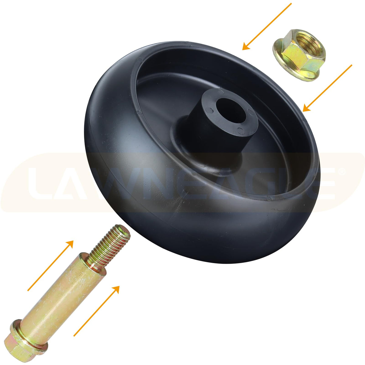 Stable performance on uneven terrain with GX10168 deck wheels