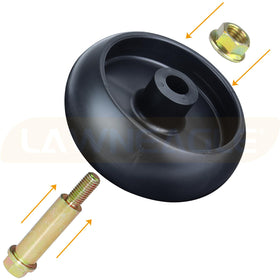 Stable performance on uneven terrain with GX10168 deck wheels