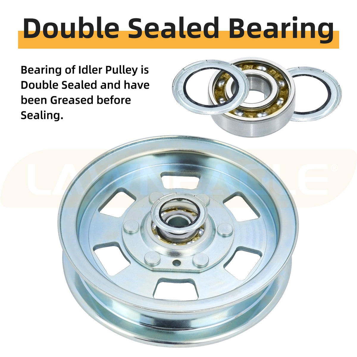 Lawneagle idler pulley 033-8000-00 compatible reliable replacement