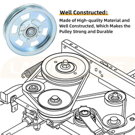 Lawneagle Maverick 60 deck idler ensures smooth drive