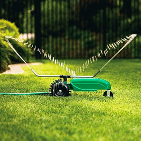 LawnExpert wide-coverage irrigation provides even watering across varied terrain.