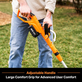 LawnMaster CLGT2410S 2-in-1 edger mode for tidy pathways