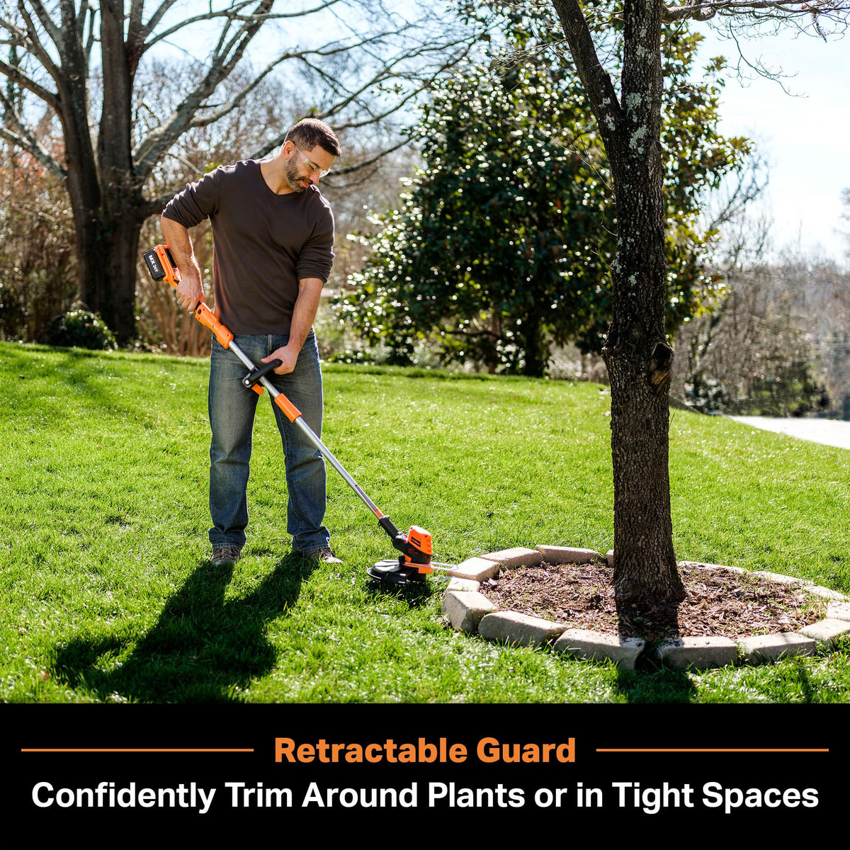 LawnMaster CLGT2412S edger conversion highlights 2-in-1 versatility for landscaping
