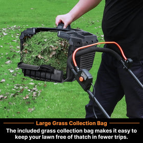 LawnMaster edger conversion for clean edge lines along borders.