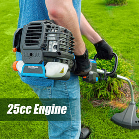 LawnMaster NPTGCP2517B 17-inch cutting width covers more ground