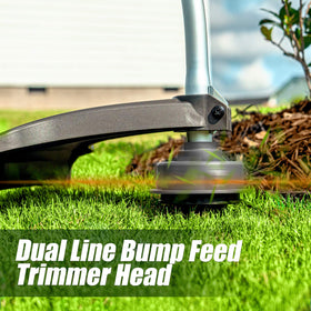 LawnMaster NPTGCP2517B dual-line bump feed delivers efficient cutting