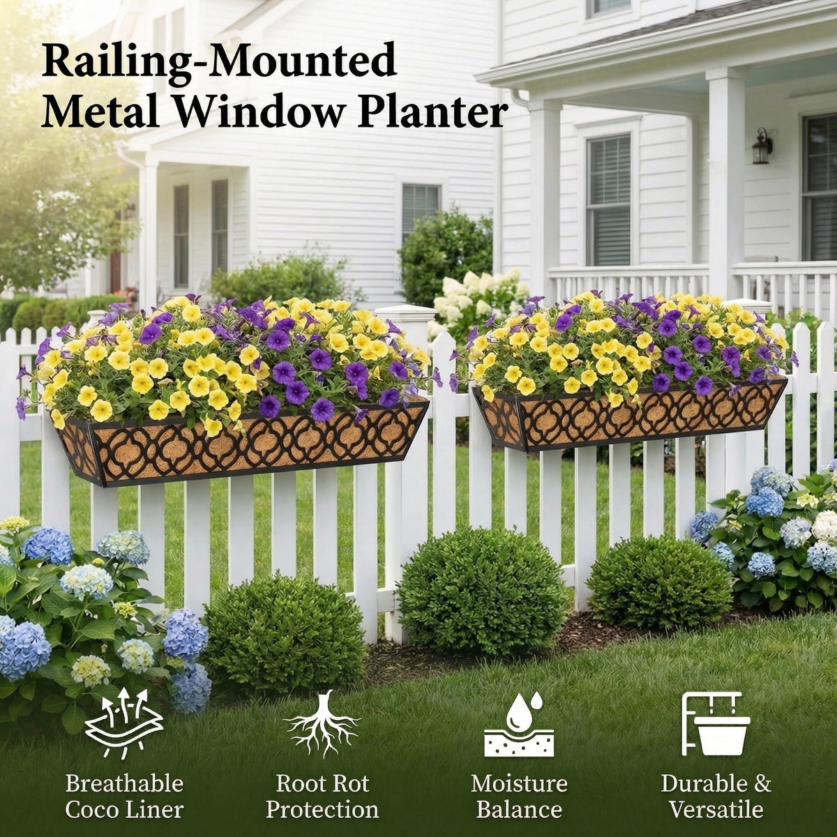 LAWYAMAI metal-frame anti-tilt design stabilizes on windy decks.