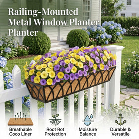 LAWYAMAI stable support design keeps planters steady on windy decks