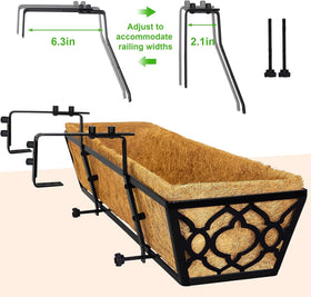 LAWYAMAI versatile planter for balconies, patios, fences, and decks.