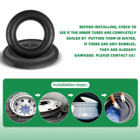 LAXEEM inner tube 4-80-8 lawn mower install for durable flats repair