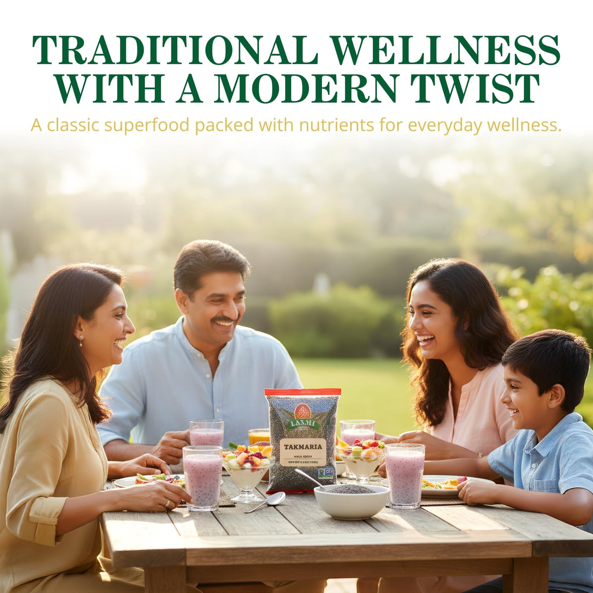 LAXMI Takmaria seeds added to smoothies for texture and body