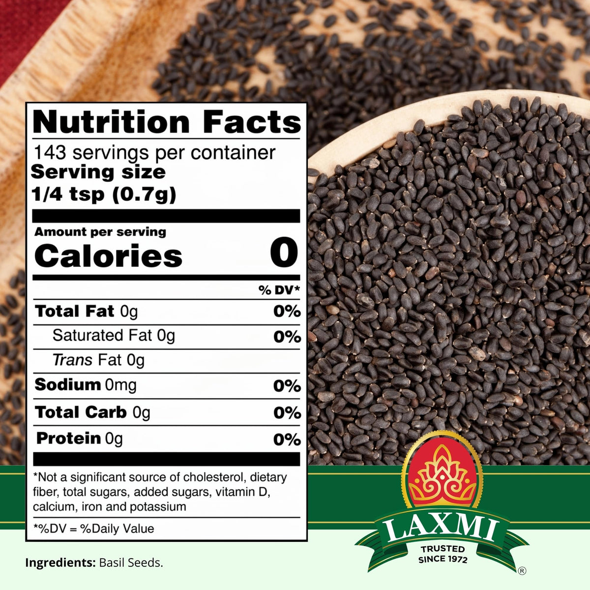 LAXMI Takmaria seeds from India showcasing authentic culinary tradition
