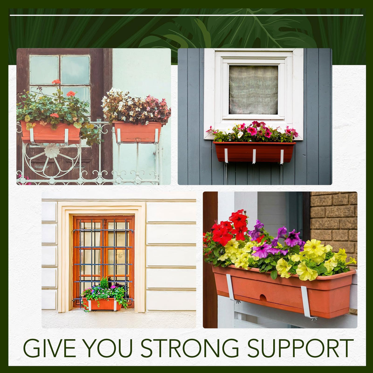 Layhit bottom-support rod keeps pots steady at the ideal angle to prevent tilting.